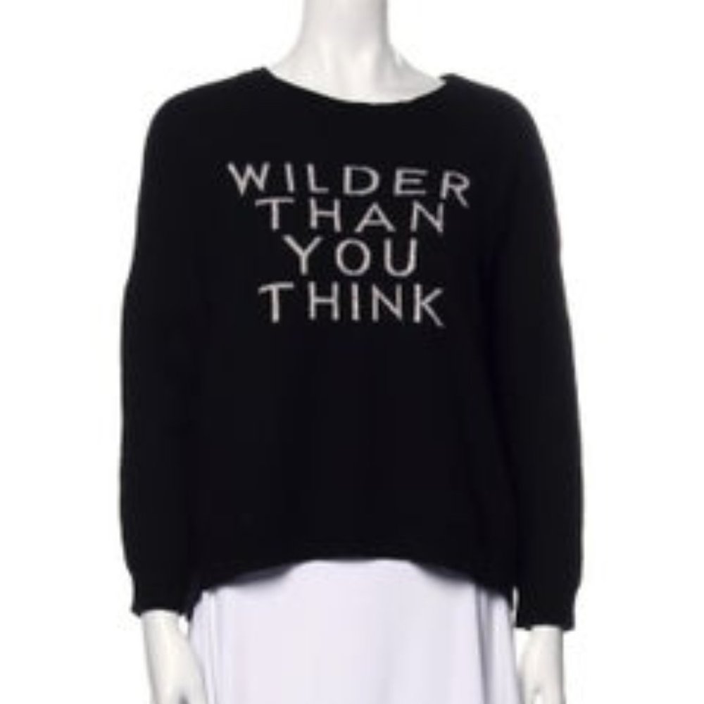 EACH X OTHER Merino Wool Graphic Print Sweater